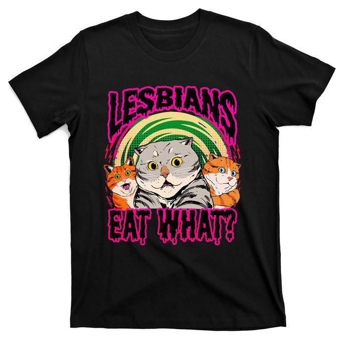 Lesbians Eat What Funny Cats Love Cute Women Boy T-Shirt