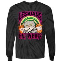 Lesbians Eat What Funny Cats Love Cute Women Boy Tie-Dye Long Sleeve Shirt