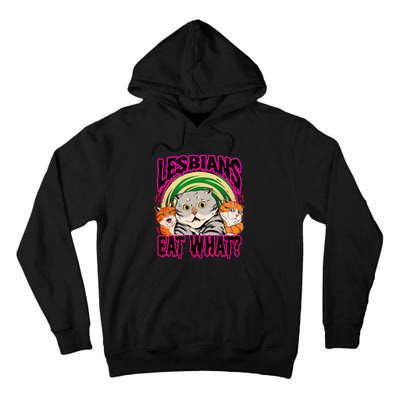 Lesbians Eat What Funny Cats Love Cute Women Boy Tall Hoodie