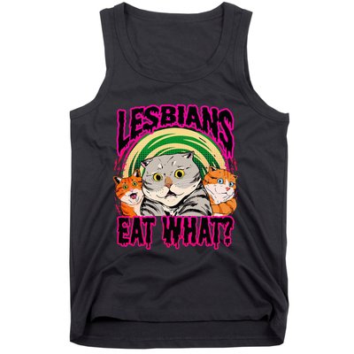 Lesbians Eat What Funny Cats Love Cute Women Boy Tank Top