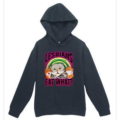 Lesbians Eat What Funny Cats Love Cute Women Boy Urban Pullover Hoodie