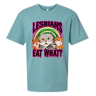 Lesbians Eat What Funny Cats Love Cute Women Boy Sueded Cloud Jersey T-Shirt