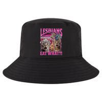Lesbians Eat What Funny Offensive Cat Bootleg Sarcastic Cool Comfort Performance Bucket Hat