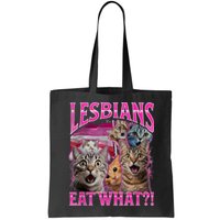 Lesbians Eat What Funny Offensive Cat Bootleg Sarcastic Bag