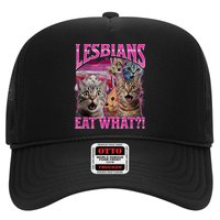 Lesbians Eat What Funny Offensive Cat Bootleg Sarcastic Hat