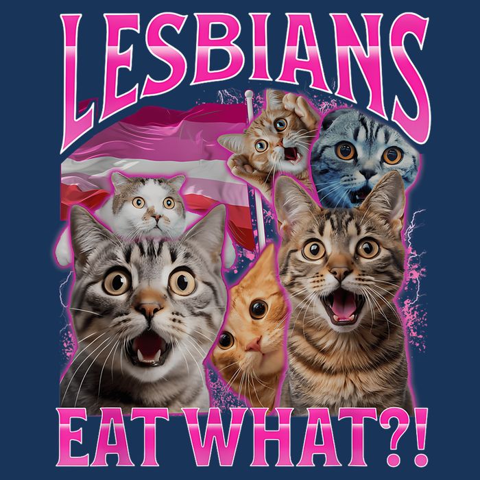 Lesbians Eat What Funny Offensive Cat Bootleg Sarcastic Infant Baby Jersey Bodysuit