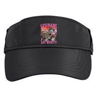 Lesbians Eat What Funny Offensive Cat Unhinged 90s Meme Adult Drive Performance Visor