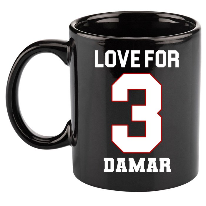 Love For 3 Damar 11oz C Handle Ceramic Mug