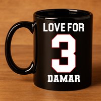 Love For 3 Damar 11oz C Handle Ceramic Mug