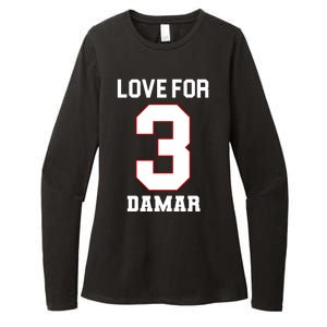 Love For 3 Damar Womens CVC Long Sleeve Shirt