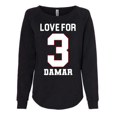 Love For 3 Damar Womens California Wash Sweatshirt