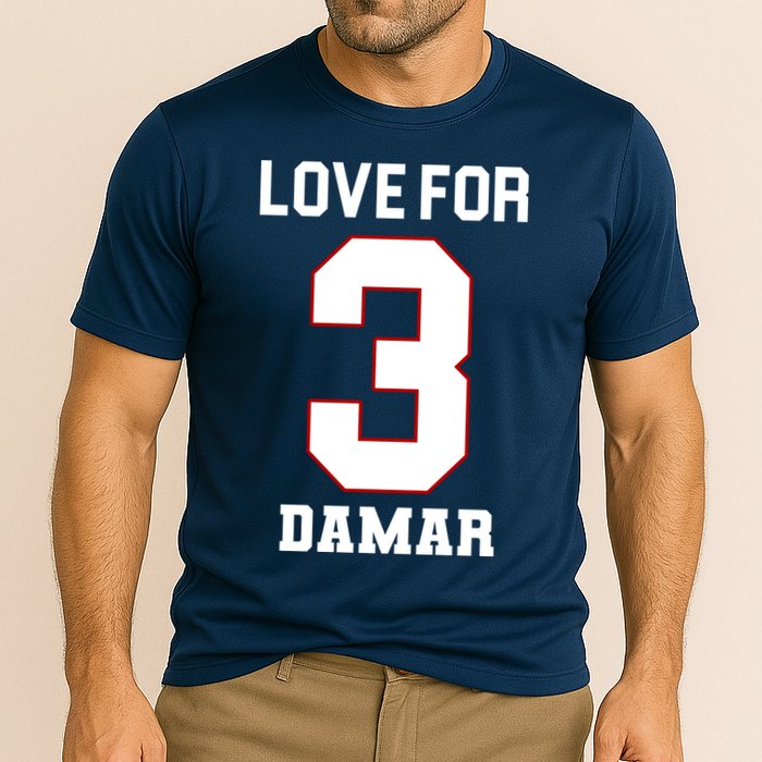 Love For 3 Damar Cooling Performance Crew T-Shirt