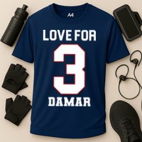 Love For 3 Damar Cooling Performance Crew T-Shirt
