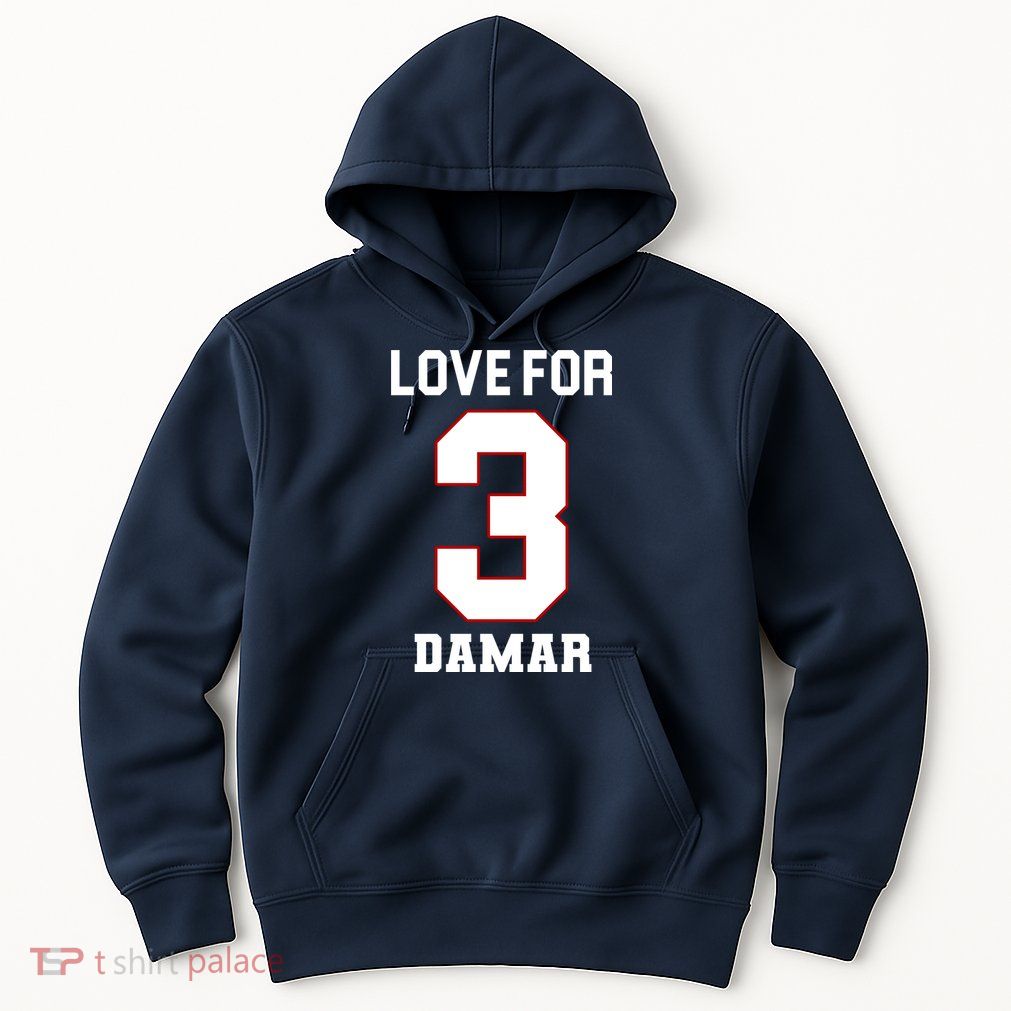Love For 3 Damar Hoodie