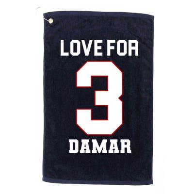 Love For 3 Damar Golf Towel