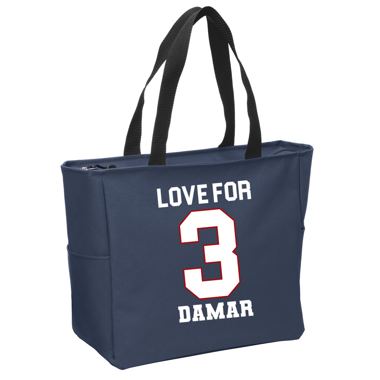 Love For 3 Damar Zip Tote Bag