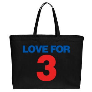 Love For 3 Pray For Damar Show Love Cotton Canvas Jumbo Tote