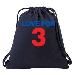 Love For 3 Pray For Damar Show Love Drawstring Bag