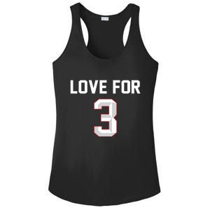 Love For 3 Pray For Damar Show Love Ladies PosiCharge Competitor Racerback Tank