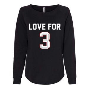 Love For 3 Pray For Damar Show Love Womens California Wash Sweatshirt