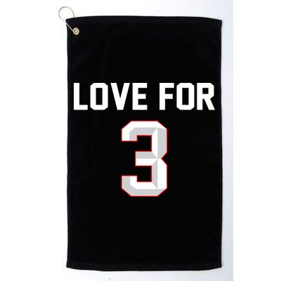 Love For 3 Pray For Damar Show Love Golf Towel