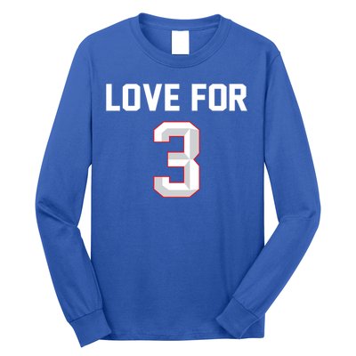 Love For 3 Pray For Damar Show Love Long Sleeve Shirt