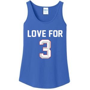 Love For 3 Pray For Damar Show Love Ladies Essential Tank