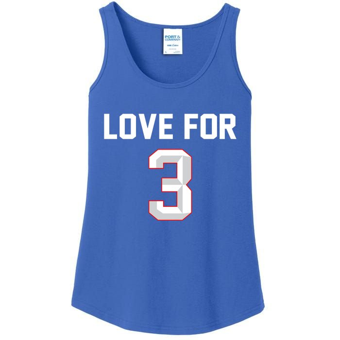 Love For 3 Pray For Damar Show Love Ladies Essential Tank