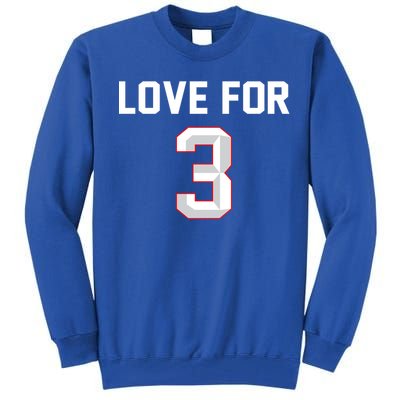 Love For 3 Pray For Damar Show Love Tall Sweatshirt