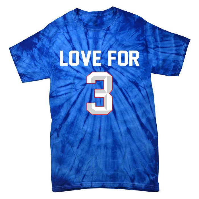 Love For 3 Pray For Damar Show Love Tie-Dye T-Shirt