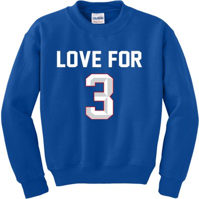 Love For 3 Pray For Damar Show Love Kids Sweatshirt