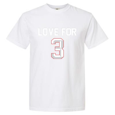 Love For 3 Pray For Damar Show Love Garment-Dyed Heavyweight T-Shirt