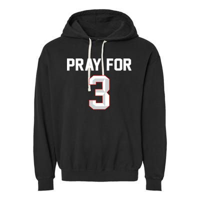 Love For 3 Pray For Damar Show Love Garment-Dyed Fleece Hoodie
