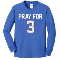 Love For 3 Pray For Damar Show Love Kids Long Sleeve Shirt