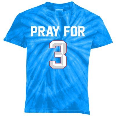 Love For 3 Pray For Damar Show Love Kids Tie-Dye T-Shirt