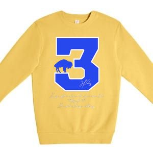 Love For 3 Pray For Damar Strong Premium Crewneck Sweatshirt