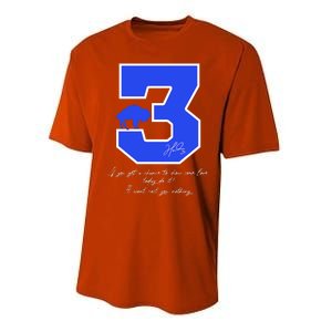 Love For 3 Pray For Damar Strong Performance Sprint T-Shirt