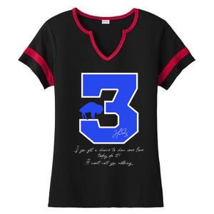 Love For 3 Pray For Damar Strong Ladies Halftime Notch Neck Tee