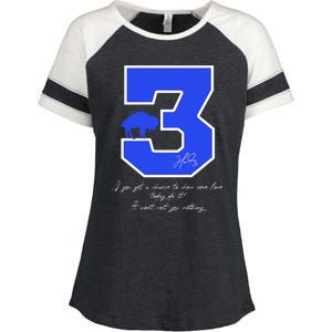 Love For 3 Pray For Damar Strong Enza Ladies Jersey Colorblock Tee