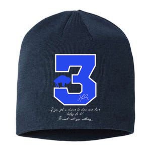 Love For 3 Pray For Damar Strong Sustainable Beanie