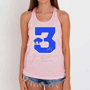 Love For 3 Pray For Damar Strong Women's Knotted Racerback Tank