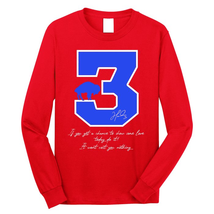 Love For 3 Pray For Damar Strong Long Sleeve Shirt