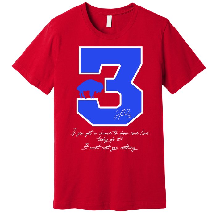 Love For 3 Pray For Damar Strong Premium T-Shirt