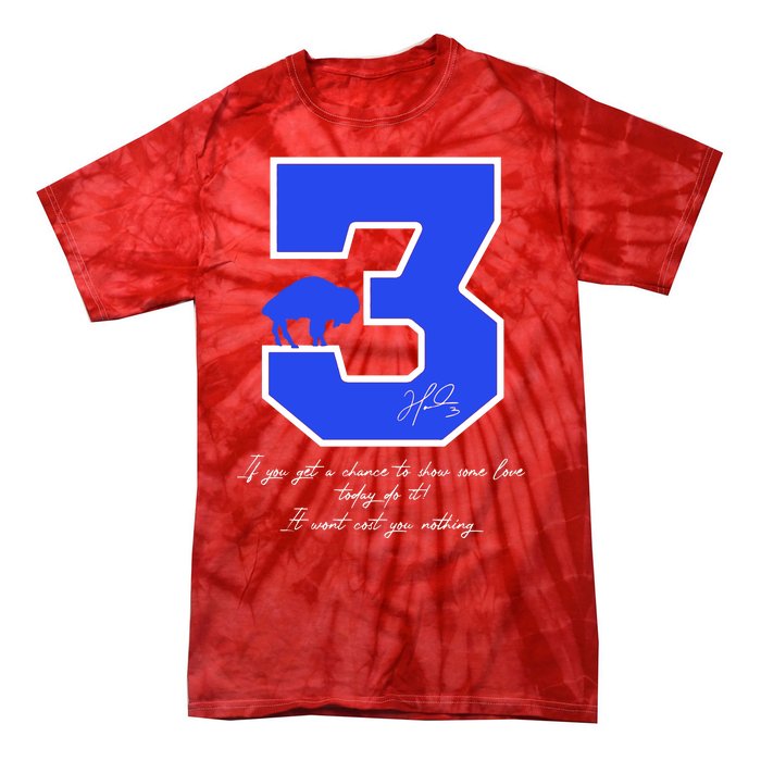 Love For 3 Pray For Damar Strong Tie-Dye T-Shirt