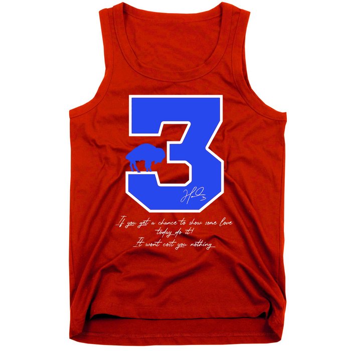 Love For 3 Pray For Damar Strong Tank Top