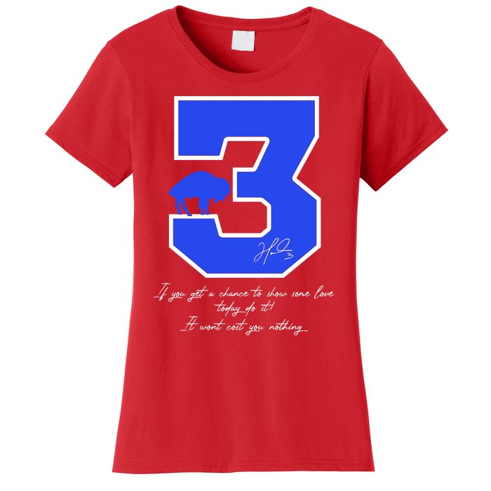 Love For 3 Pray For Damar Strong Women's T-Shirt