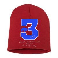 Love For 3 Pray For Damar Strong Short Acrylic Beanie