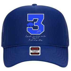 Love For 3 Pray For Damar Strong High Crown Mesh Back Trucker Hat