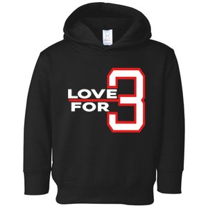 Love For 3 Pray For Damar Toddler Hoodie