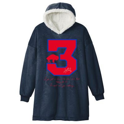 Love For 3 Pray For Damar Strong Hooded Wearable Blanket